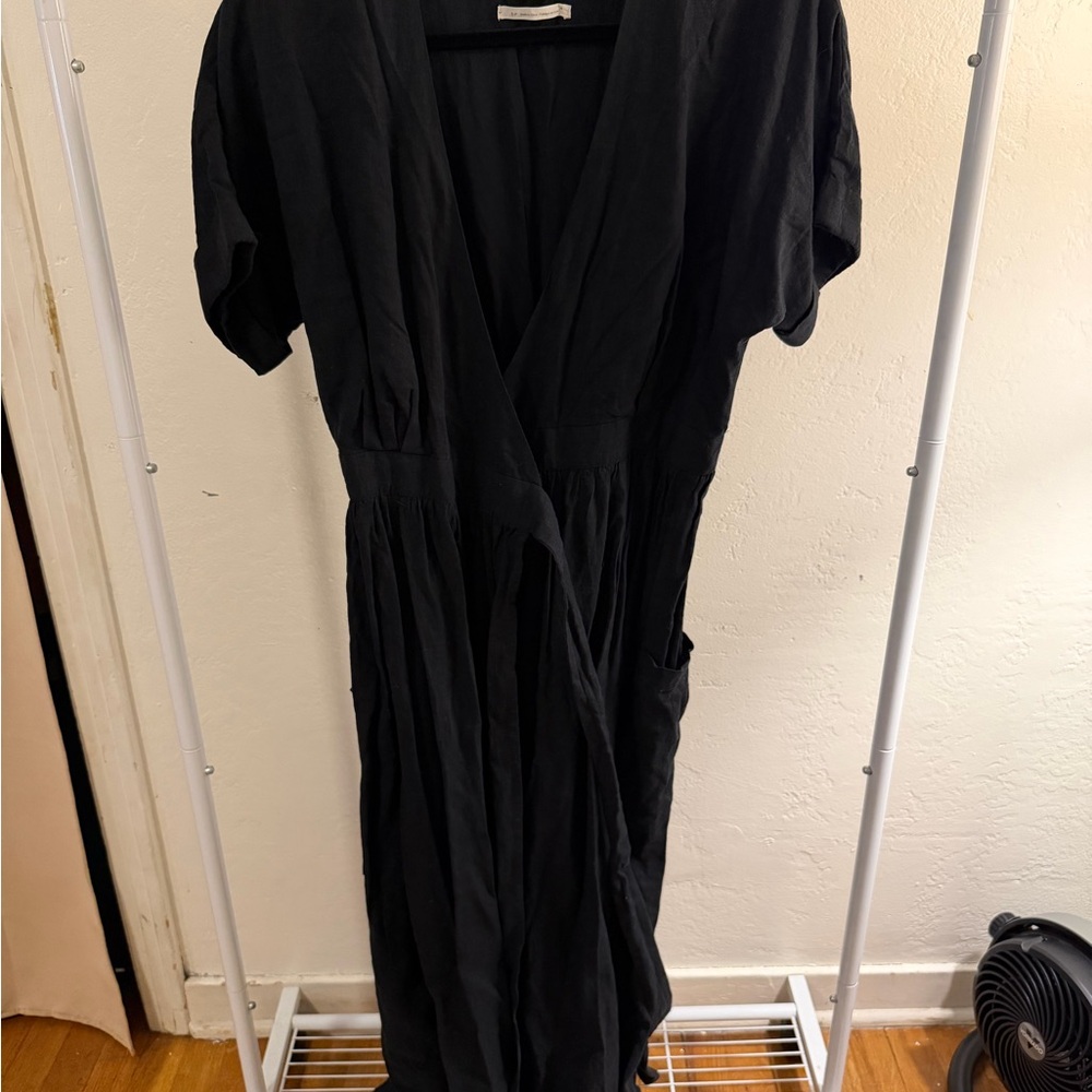 Urban Outfitters Black Wrap Dress